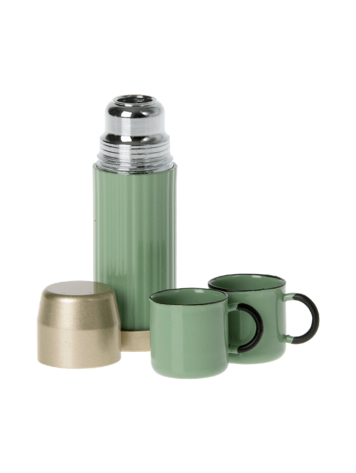 Maileg Thermos And Cups - Mint