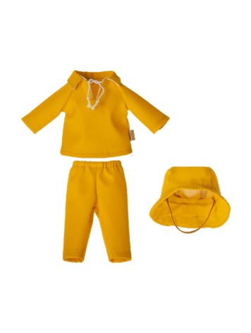 Maileg Rainwear With Hat - Teddy Dad