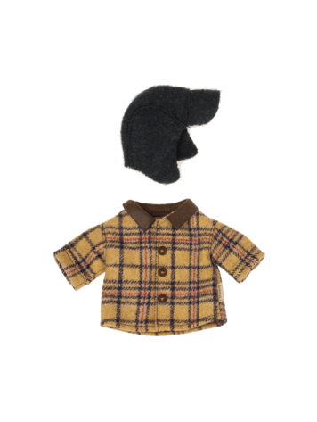 Maileg Woodsman Jacket And Hat For Teddy Dad