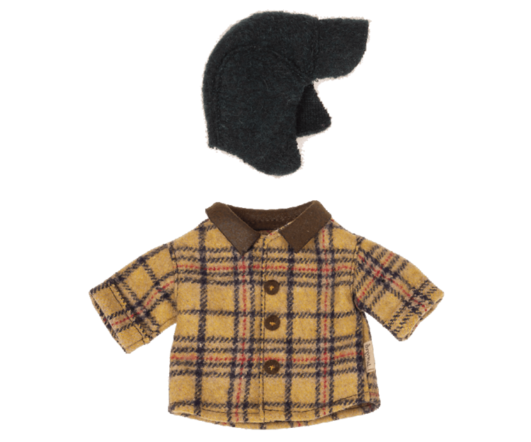 Maileg Woodsman Jacket And Hat For Teddy Dad