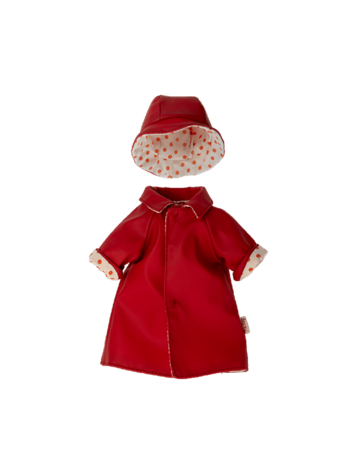 Maileg Rain Coat With Hat, Teddy Mum