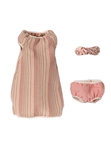 Maileg Nightgown, Medium Mouse