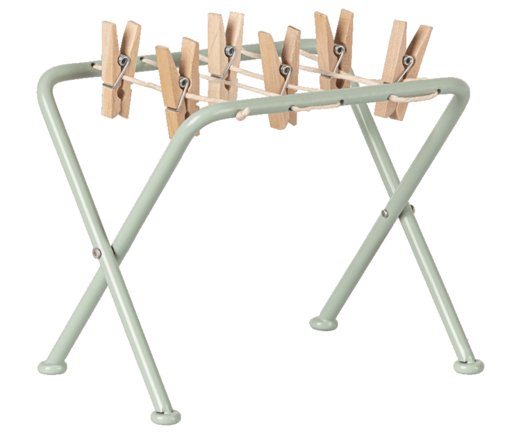 Maileg Miniature Drying Rack w. Pegs