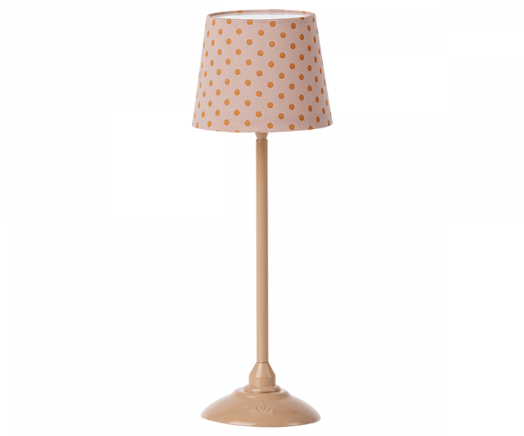 Maileg Miniature Floor Lamp - Dark Powder