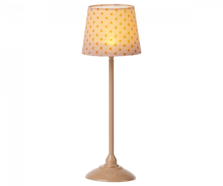 Maileg Miniature Floor Lamp - Dark Powder