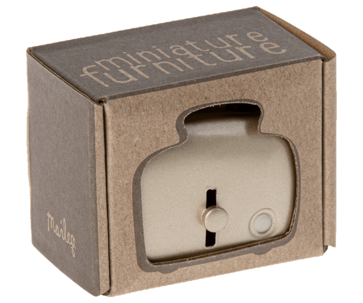 Maileg Miniature Toaster & Bread - Silver