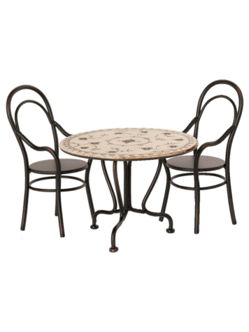 Maileg Dining Table Set With 2 Chairs