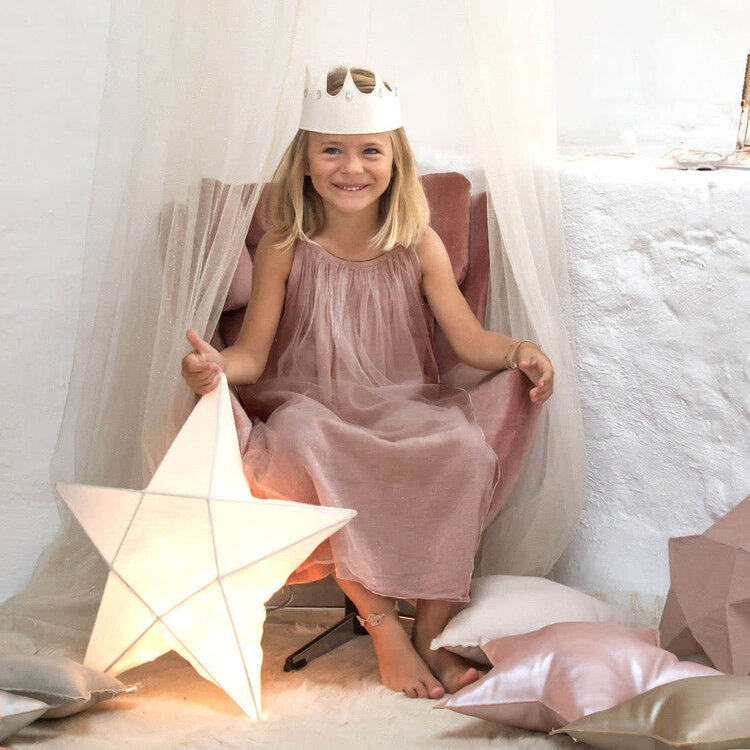 Numero 74 Luna Feeën Jurk - Dusty Pink