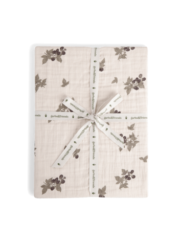 Garbo&friends Muslin Hoeslaken Baby & Junior - Blackberry