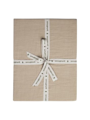 Garbo&friends Muslin Hoeslaken Baby & Junior - Olive