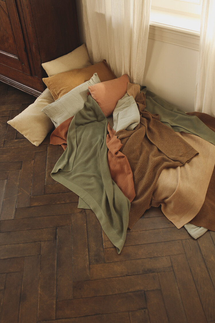 Hvid Blanket Gust - Artichoke