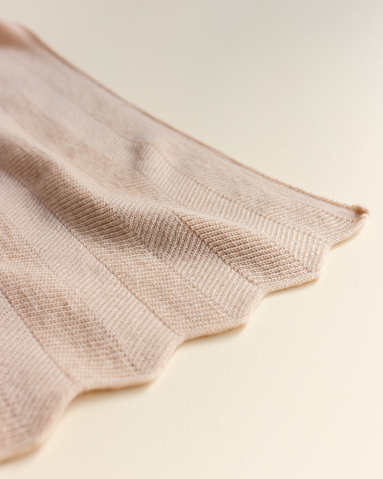 Hvid Blanket Freddie - Oat