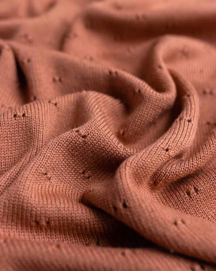 Hvid Blanket Bibi - Brick