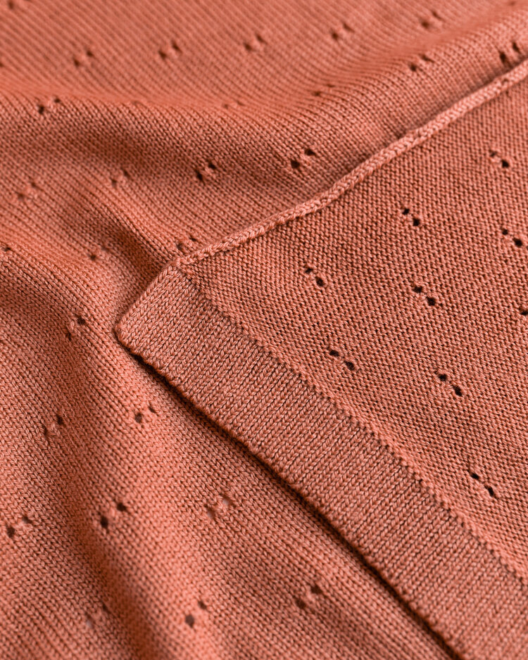 Hvid Blanket Bibi - Brick