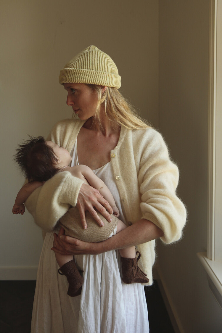 Hvid Booties - Dark Brown