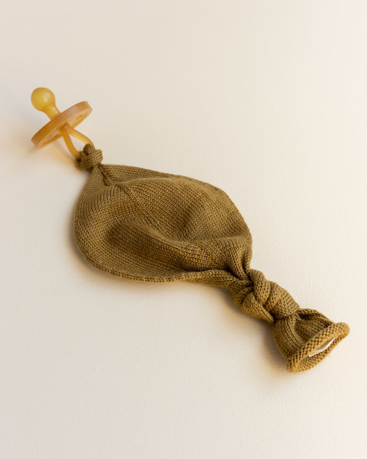 Hvid Titi Comforter - Mustard