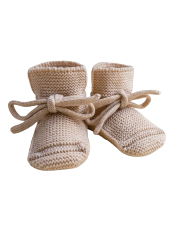 Hvid Booties - Oat