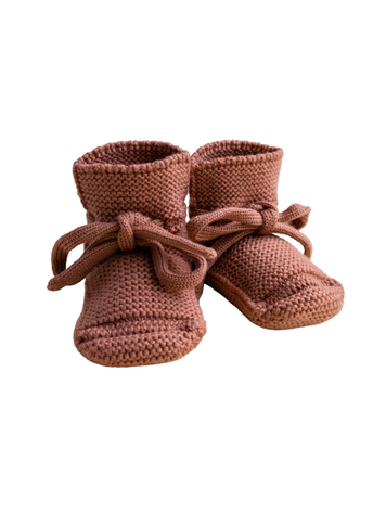 Hvid Booties - Brick