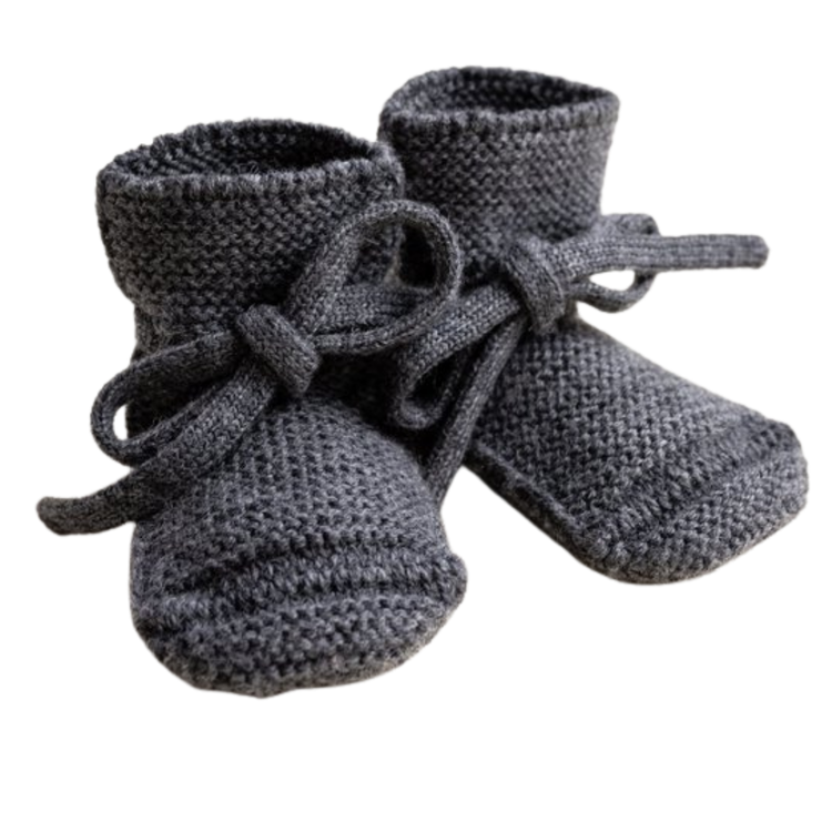 Hvid Booties - Charcoal