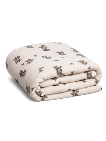 Garbo&friends Filled Muslin Blanket - Blackberry