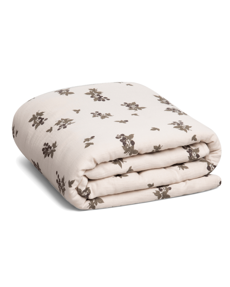 Garbo&friends Filled Muslin Blanket - Blackberry