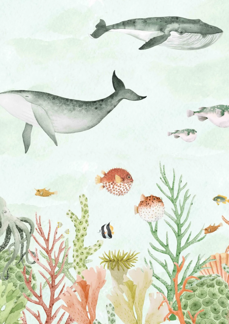 Creative Lab Amsterdam Behangpapier - Sealife Coral