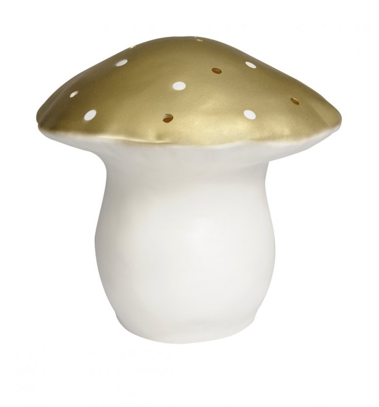 Heico Mushroom Lamp Big - Gold