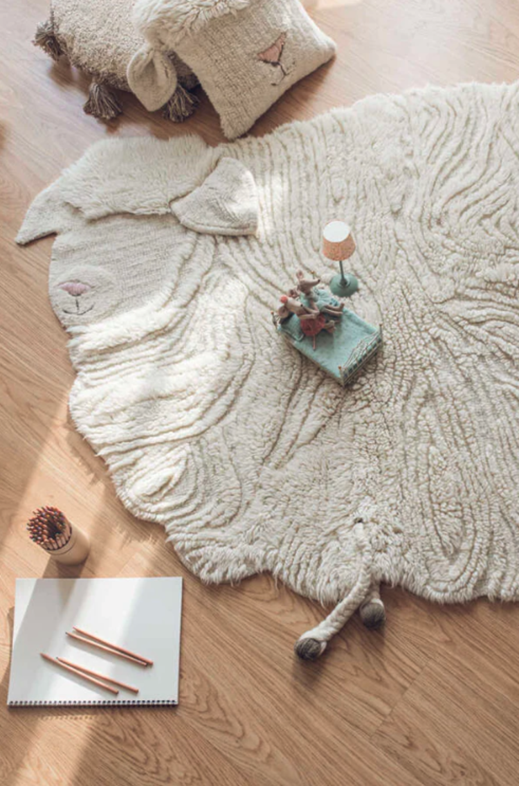 Lorena Canals Washable Rug Pink Nose Sheep