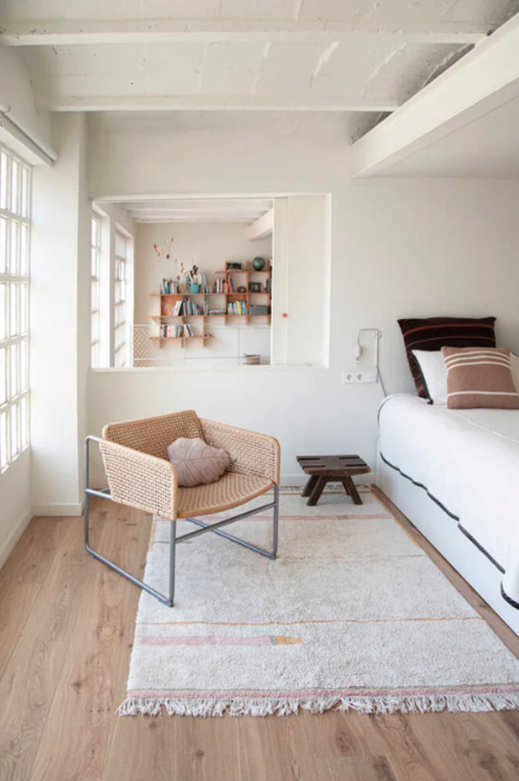 Lorena Canals Wasbaar Tapijt Lanes - Vintage Nude