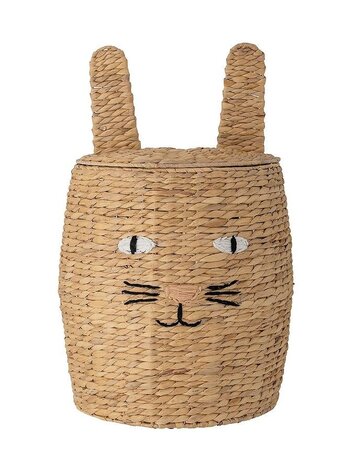 Nelle Basket With Lid - Water Hyacinth