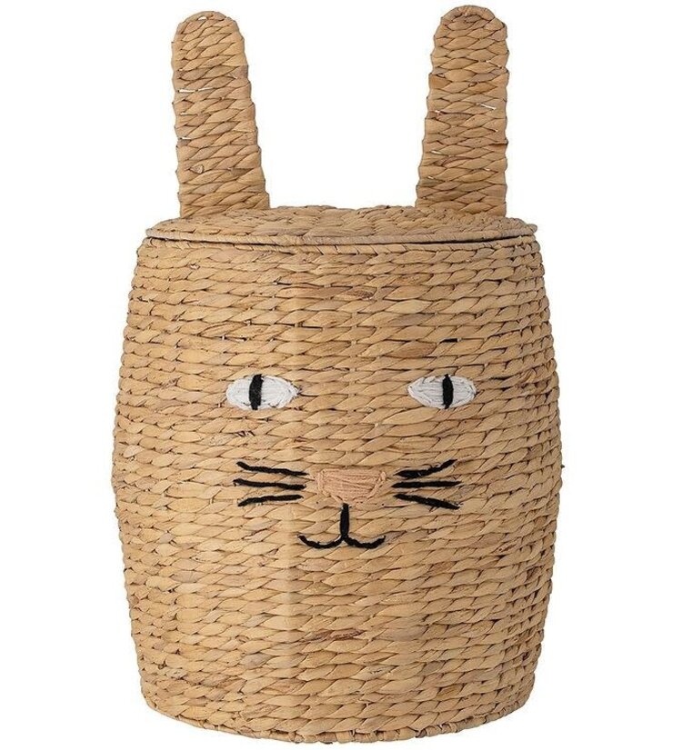 Nelle Basket With Lid - Water Hyacinth