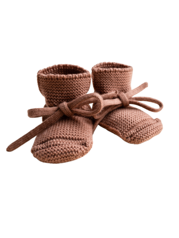 Hvid Booties - Terracotta