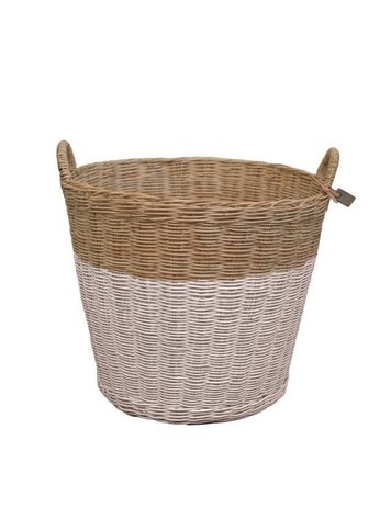 Numero 74 Rattan Storage Basket - Powder