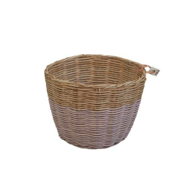 Numero 74 Rattan Storage Basket - Dusty Pink