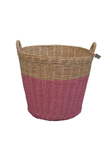Numero 74 Rattan Storage Basket - Baobab Rose