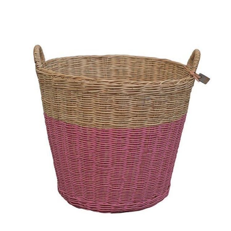 Numero 74 Rattan Storage Basket - Baobab Rose