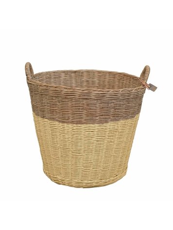 Numero 74 Rattan Storage Basket - Mellow Yellow