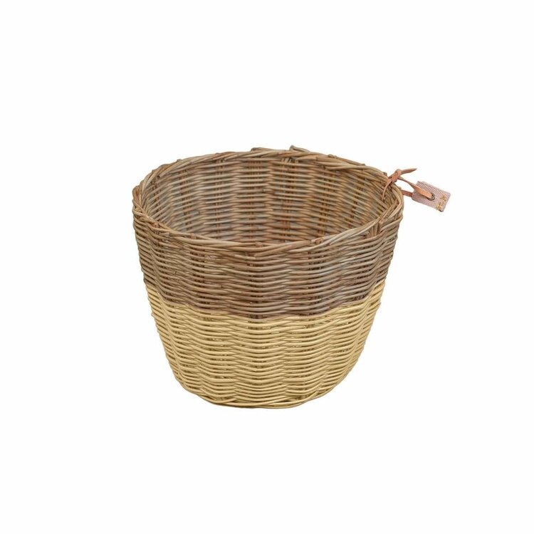 Numero 74 Rattan Storage Basket - Mellow Yellow
