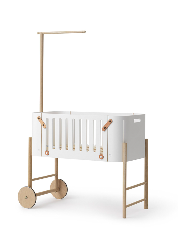 Oliver Furniture Co-Sleeper Incl. Bench Conversion Wood White/Oak