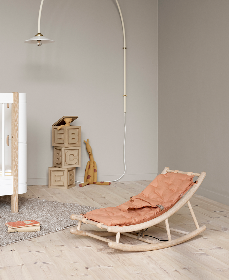 Oliver Furniture Baby & Toddler Rocker - Oak/Caramel