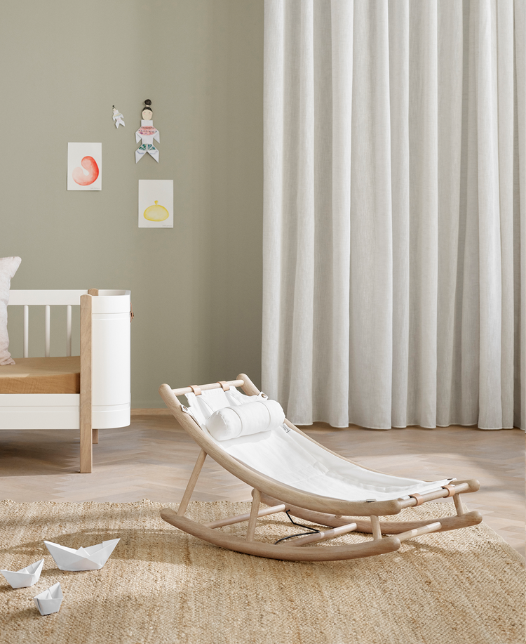 Oliver Furniture Baby & Toddler Rocker - Oak/White