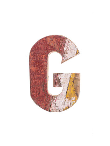 Houten Bootletter G