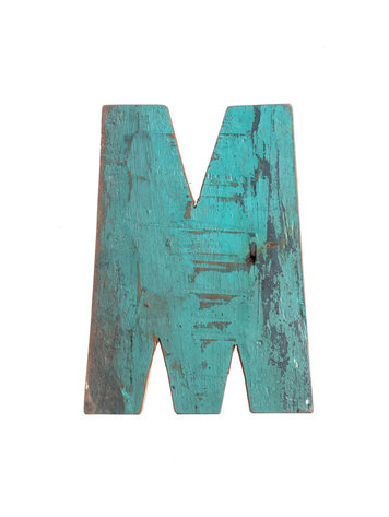 Houten Bootletter M