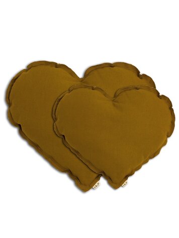Numero 74 Heart Cushion - Gold