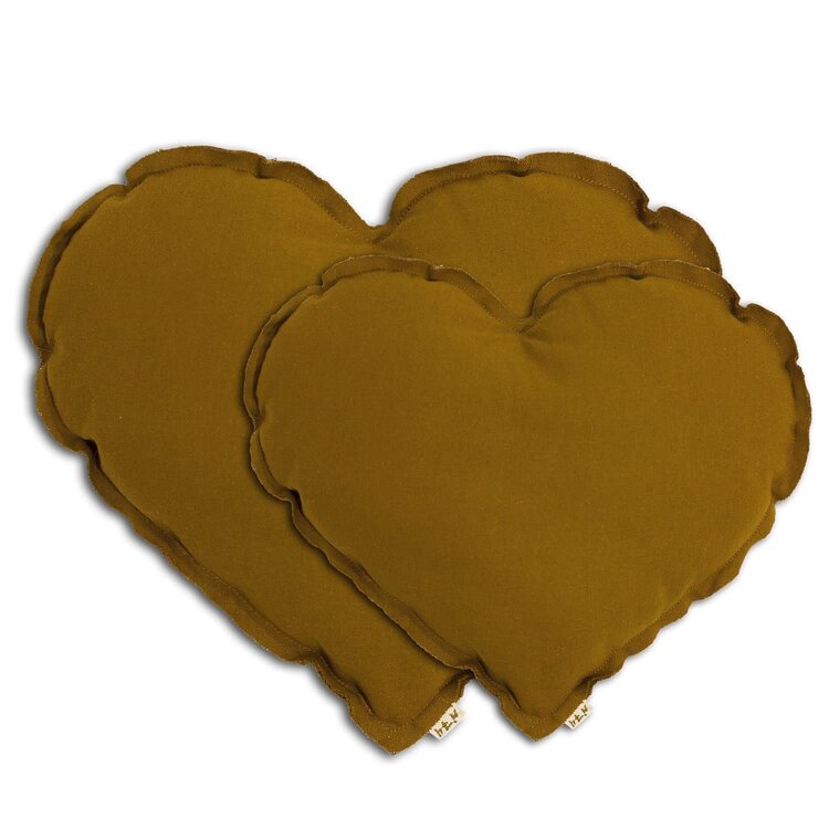 Numero 74 Heart Cushion - Gold