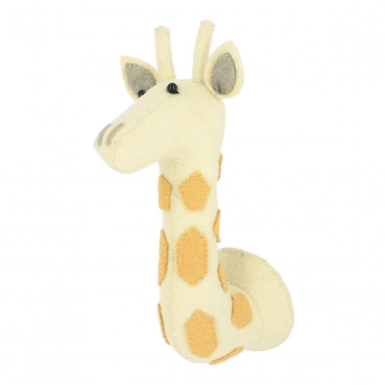 Fiona Walker England Animal Head Noahs Ark Giraffe - Mini
