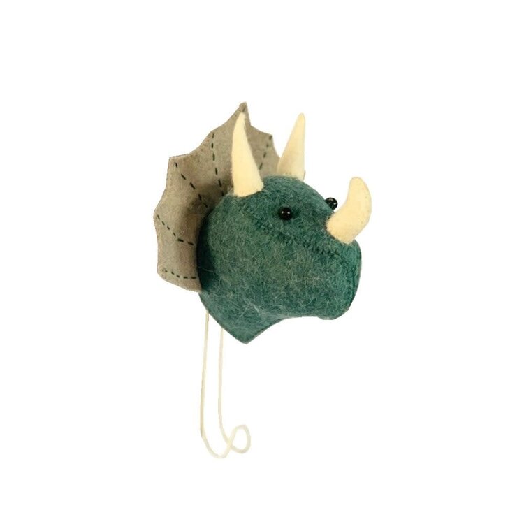 Fiona Walker England Coat Hook - Triceratops