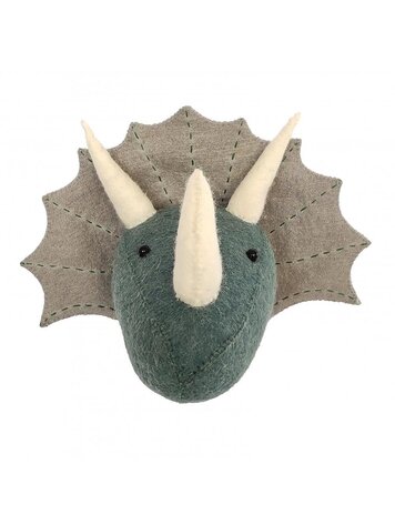 Fiona Walker England Dierenhoofd Triceratops - Mini