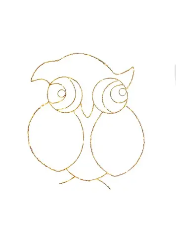 Zoé Rumeau Sculpture Lumineuse - Owl