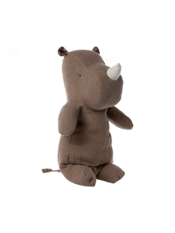 Maileg Safari Friends, Medium Rhino - Light Brown